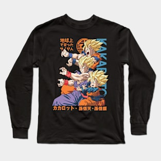 Saiyan Anime Fanart Long Sleeve T-Shirt